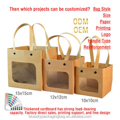 OEM/ODM Customized Logo Printed Smiling Face Paper Gift Bags Personalized Paper Carry Bags Handle Paper Bags for Daily Party