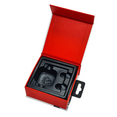 Custom Smart Electronics Headset Earphone Packaging Art Paper Folder Box Sponge Liner Plastic Tray Insert for Sports Earphones