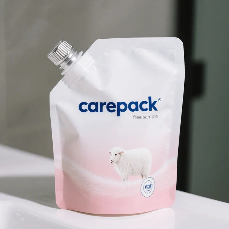 Plastic Liquid Nozzle Body Wash Soap Shampoo Soap Doypack Flexible Laundry Detergent Packaging Bag