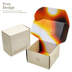 Custom Emballage Beige Corrugated Packaging Package Paper Carton Shipping Box Packaging Mailer Postal Boxes for Packiging