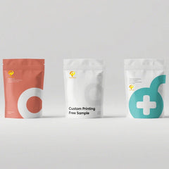 Pharmacy Medical Matte White Package Stand up Pouch Matte Plastic Bag for Pill Case Medicine Packaging Bag