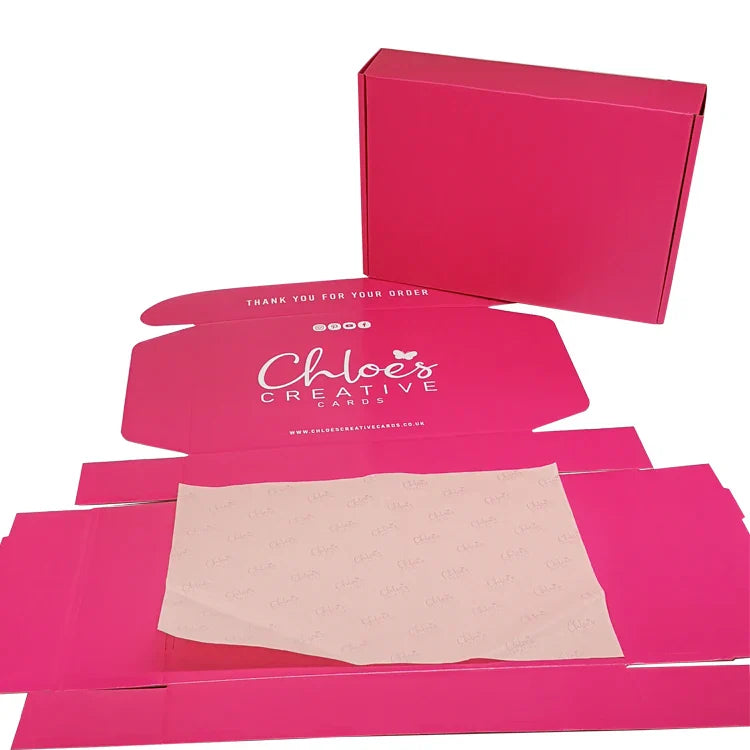 Custom Mailing Packaging Paper Gift Boxes Strong Corrugated Cardboard Cartons Cosmetic Shipping Mailer Box for Clothing Pack