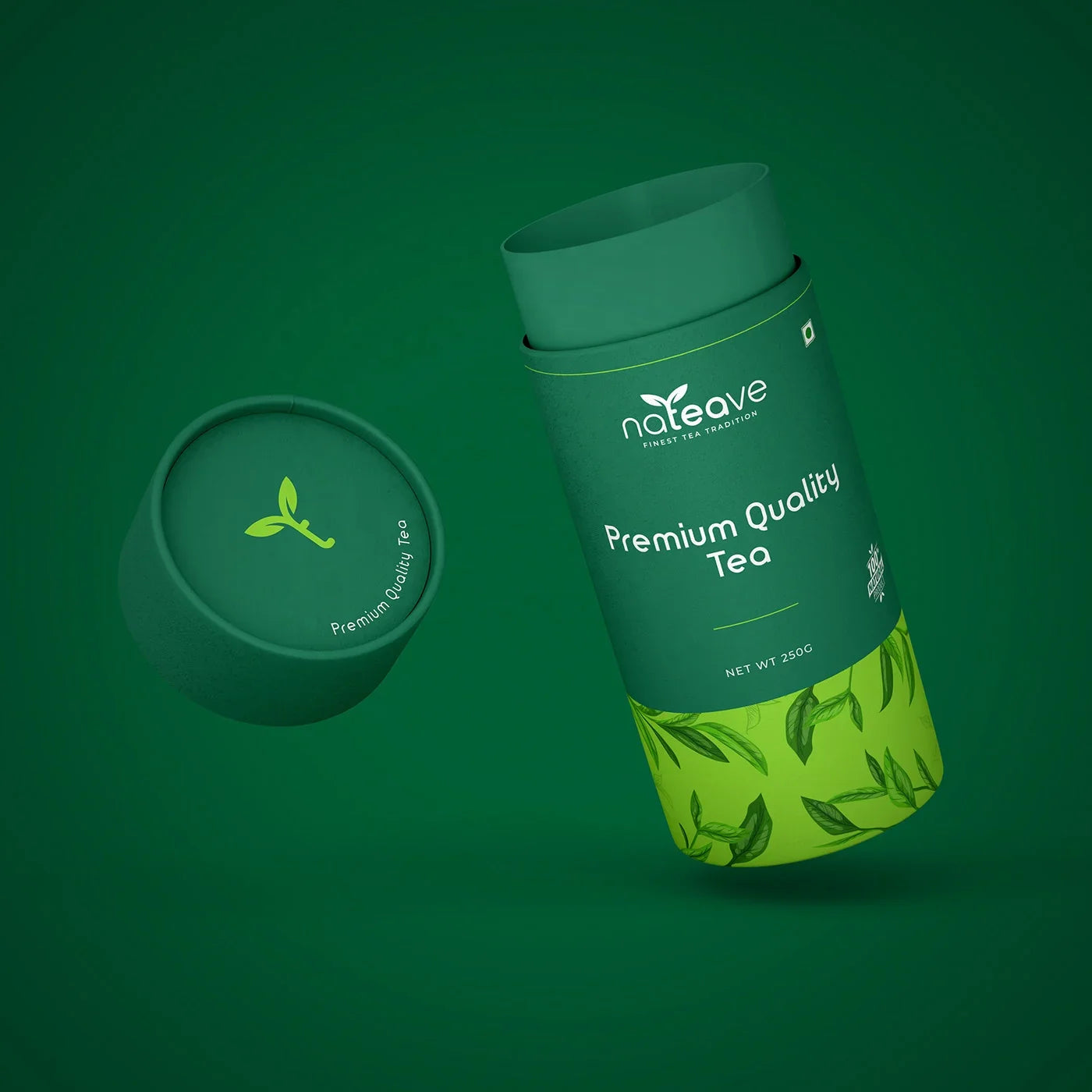 250G 500G 1000G Food Grade Tea Round Box Packaging Gift Cosmetics Tea/Coffee Cardboard Paper Tube