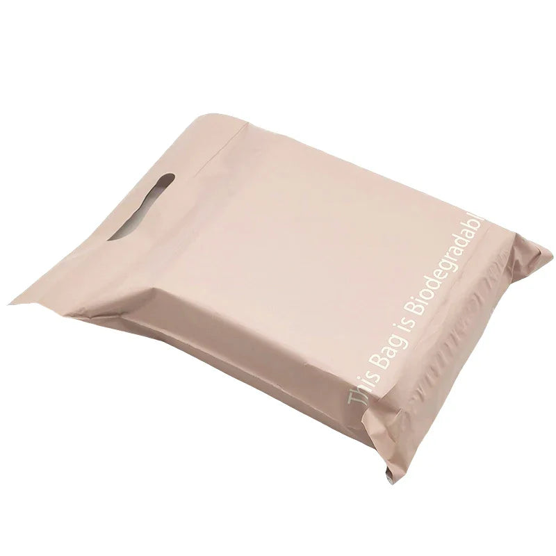 Custom Printed Eco Friendly Self Sealing Plastic Poly Mailers Mailing Bags Courier Shipping Bag With Handle for Clothing