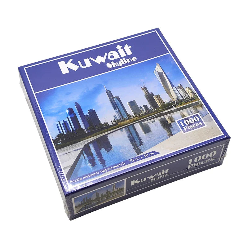 Custom 1000 Piece Paper Education Adult Paper Game Jigsaw Puzzle Manufacture Cardboard Jigsaw Puzzle for Adult Puzzle 1000pcs