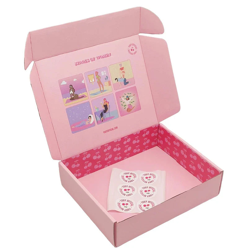 Eco Friendly Corrugated Foldable Packing Custom Sending Business Product Apparel White Branding Shipping Mailer Paper Boxes