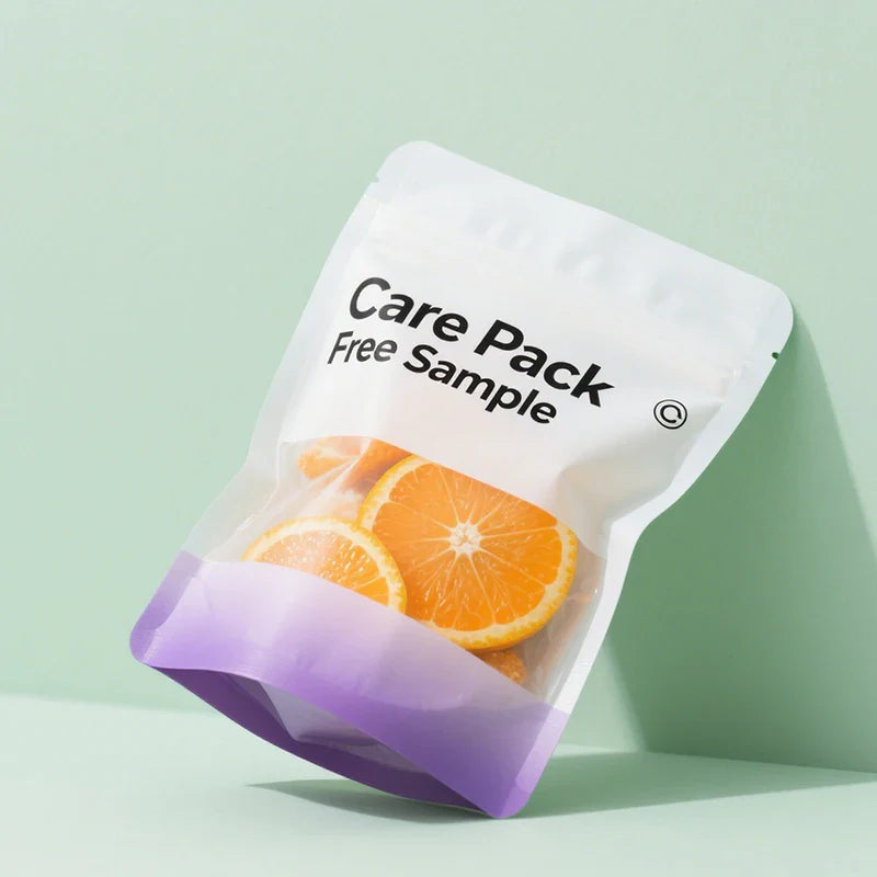 Food Dry Storage Dried Fruit Zipper Moisure-proof Recyclable Sealed Bag With Transparents Window