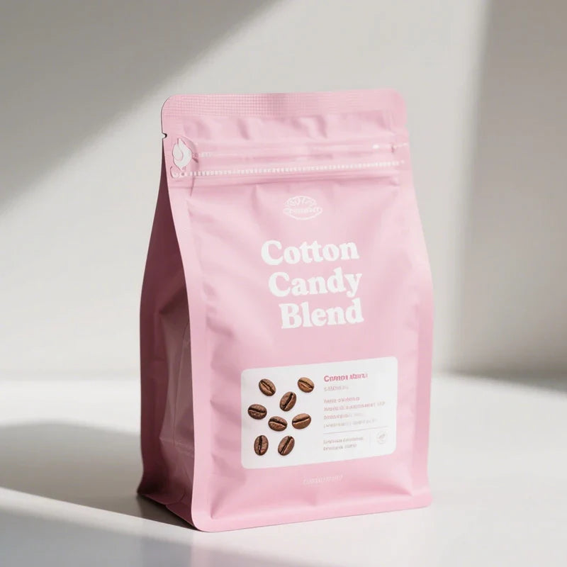 Label Plastic One Way Valve Roated Bean Flat Bottom Zipper Coffee Beans Bags With Valve and Zipper