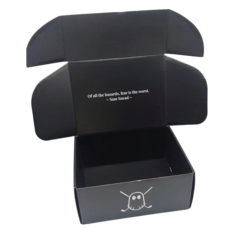 Wholesale Cardboard Candle Packaging Shipping Mailing Box Colorful Custom Logo Carton Black Corrugated Shipping Boxes