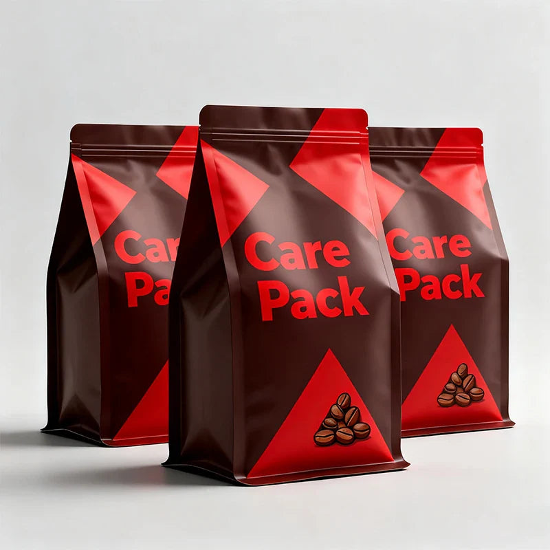 Custom 8oz 12oz 16oz Coffee Bag Aluminum Foil Flat Bottomed Long Freshness Coffee Packaging Bean Bags With Valve