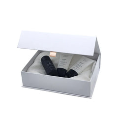 Customized White Eyelash Jewelry Rigid Foldable Cardboard Closure Magnetized Gift Boxes Packaging Wholesale With Magnetic Lip