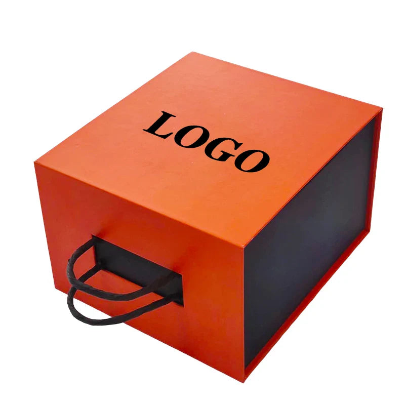 Custom Logo Luxury Printing Color Oversized Big Large Jumbo Size Beige Cardboard Folding Foldable Magnetic Gift Box