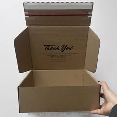 Custom Corrugated Boxes Kraft Shipping Carton Any Size Custom Logo Printing Eco Friendly Packaging for Ecommerce Shipping