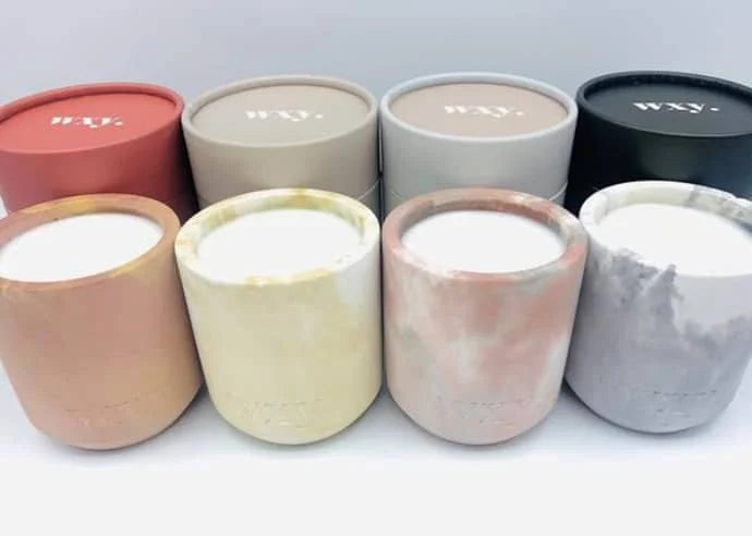 Custom Printed Cardboard Kraft Paper Round Candle Box Tubes Soy Candle in Paper Tube