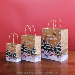 High-Quality Kraft Paper Bag - Strong Brown Paper Shopping Bag with Handle for Retail & Grocery