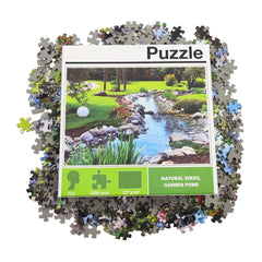 Oem Custom Printing Kids Toys Cartoon Paper Puzzle Board Games Cardboard Jigsaw Puzzles Accessories for Adults 1000 Pieces