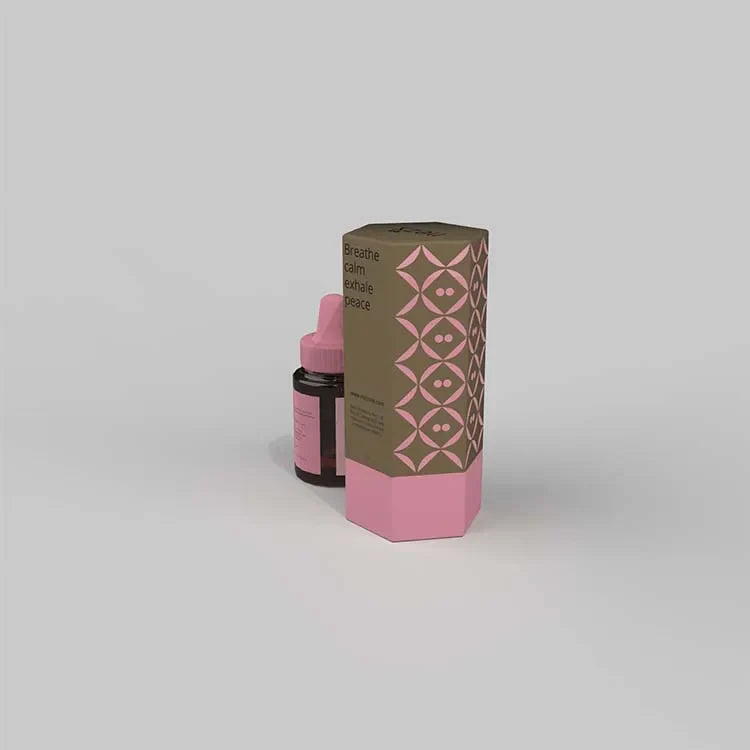 Biodegradable Custom Kraft Gift Tube Box Food Grade Hexagon Tube Packaging Paper Tube Essential Oil