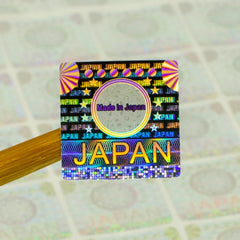 Custom Hologram Sticker Printing 3D Anti-counterfeit Holographic Stickers with QR Code Security Label