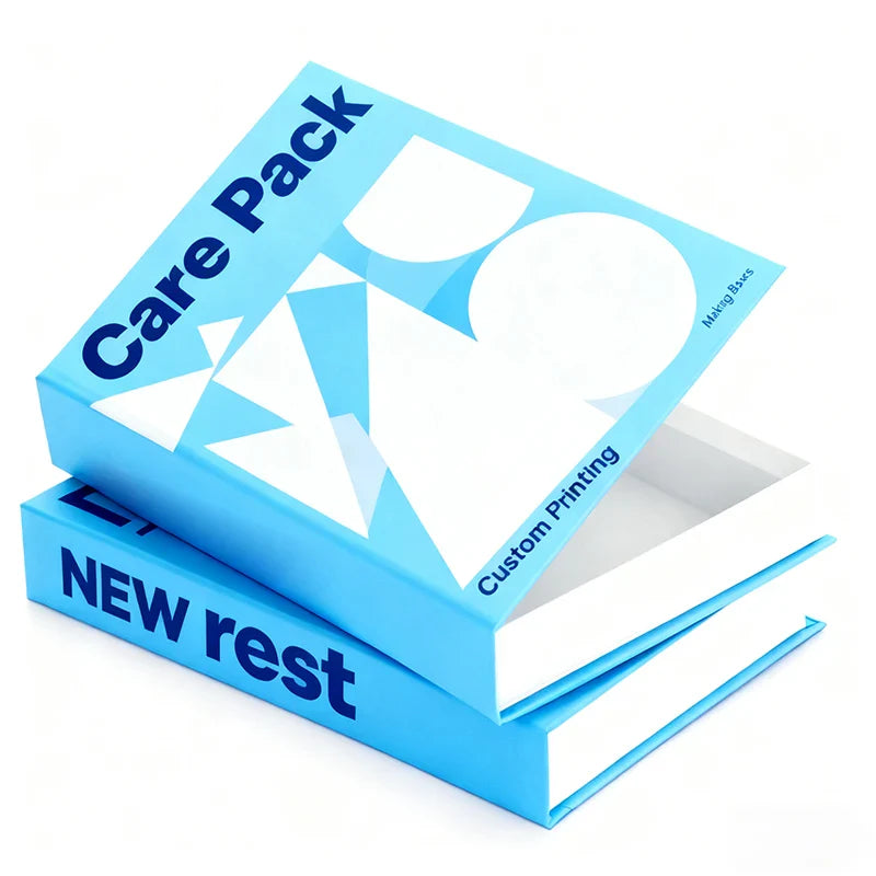 Paper Cardboard Book Shape Faux Books for Decoration Hollow Rigid Gift Coffee Table Bookshelf Decor Hard Rigid Box