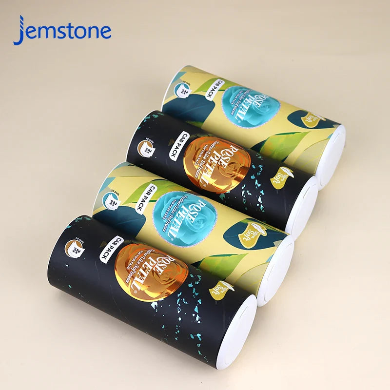 Eco Friendly Custom Print Food Kraft Cardboard Tube Packaging Essential Oil Cylinder Tissue Paper Tube Cylinder Tissue Box
