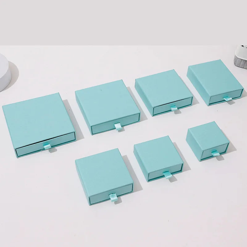 High Quality Paper Cardboard Jewelry Gift Boxes Colorful Paper Sliding Drawer Cardboard Box Drawer Box Sliding Gift