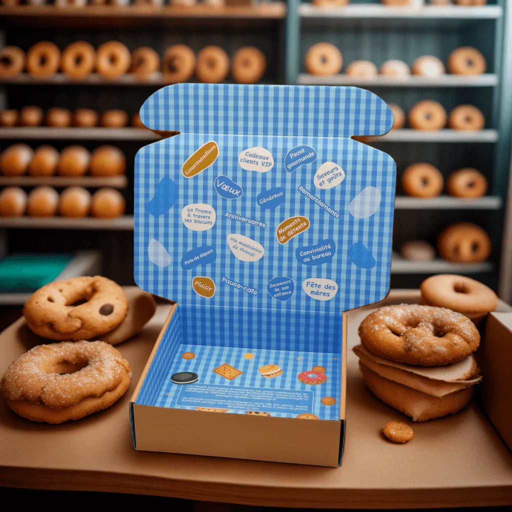 Custom Print Zipper Peel Off Self Seal Corrugated Shipping Packaging Craft Tear Strip Paper Box Customized With Your Own Logo