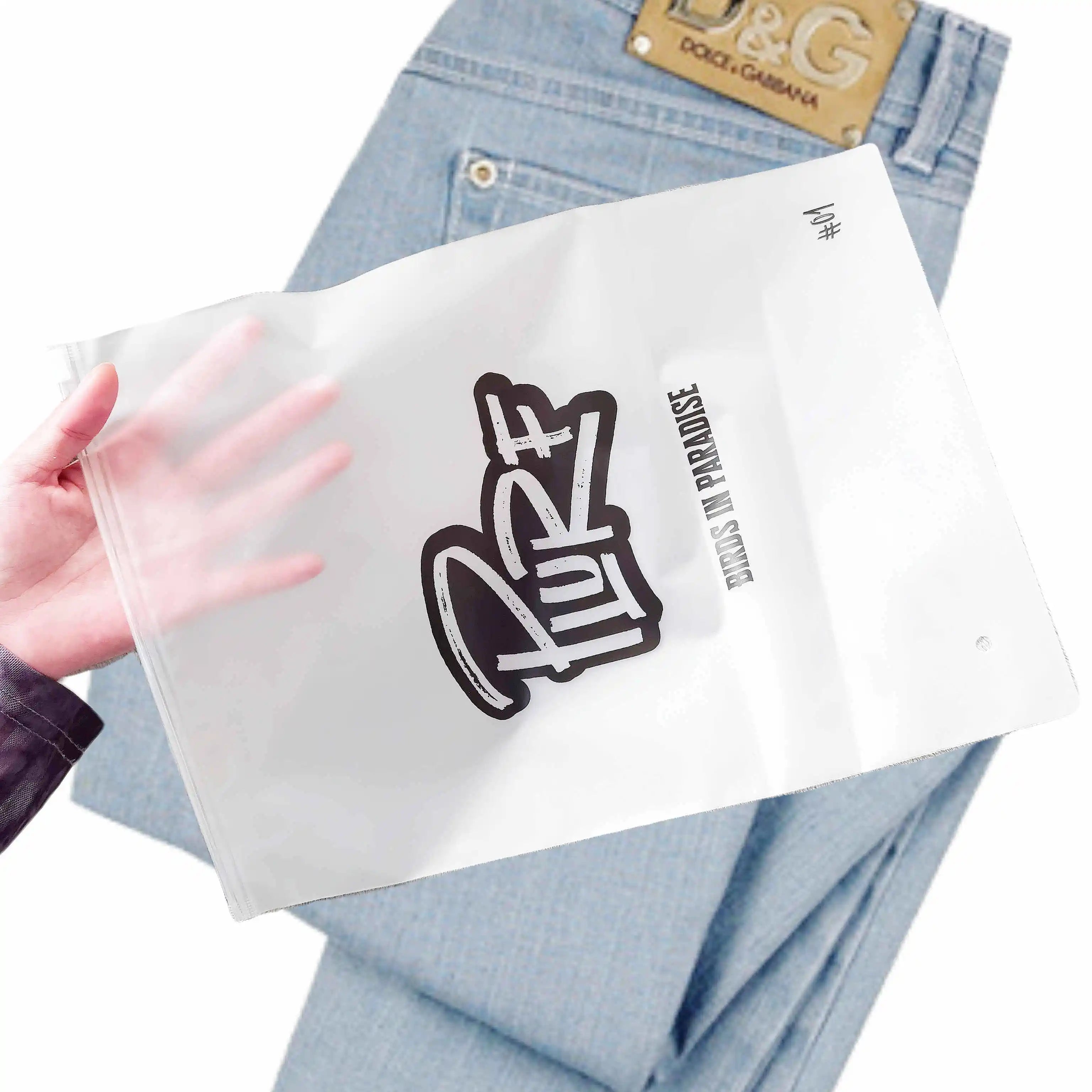 Personalized Frosted Zipper Bags with Your Design Matte Zip Bags for Modern Retail Packaging  Cosmetics Packaging Bag