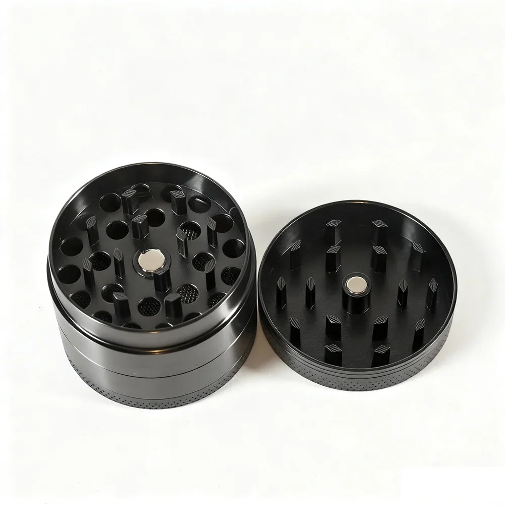 Custom Classic Factory Herb Grinder Manual Spice Grinders Mini Alloy Aluminium Premium Metal Tobacco Grinder