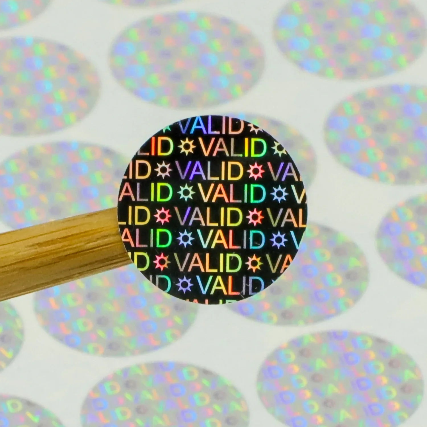 Custom Hologram Sticker Printing 3D Anti-counterfeit Holographic Stickers with QR Code Security Label