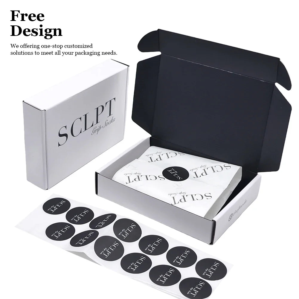 Customizable Hair Summer Shies Sunglasses Advertising Cartoon Delivery Packaging Flat Shipping Boxes with Sticker and Cards