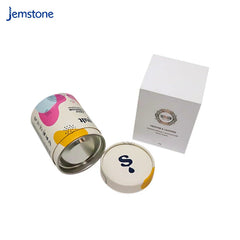 Biodegradable Kraft Cylinder Food Protein Powder Tea Round Can Paper Tube Cardboard Packaging Box Container