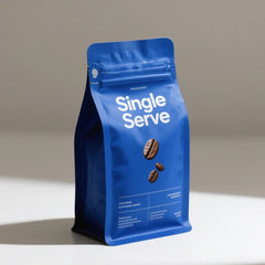High Barrier Pouches Food Grade Coffee Beans Matte Outside Foil Coffee Packaging Bag With Valve