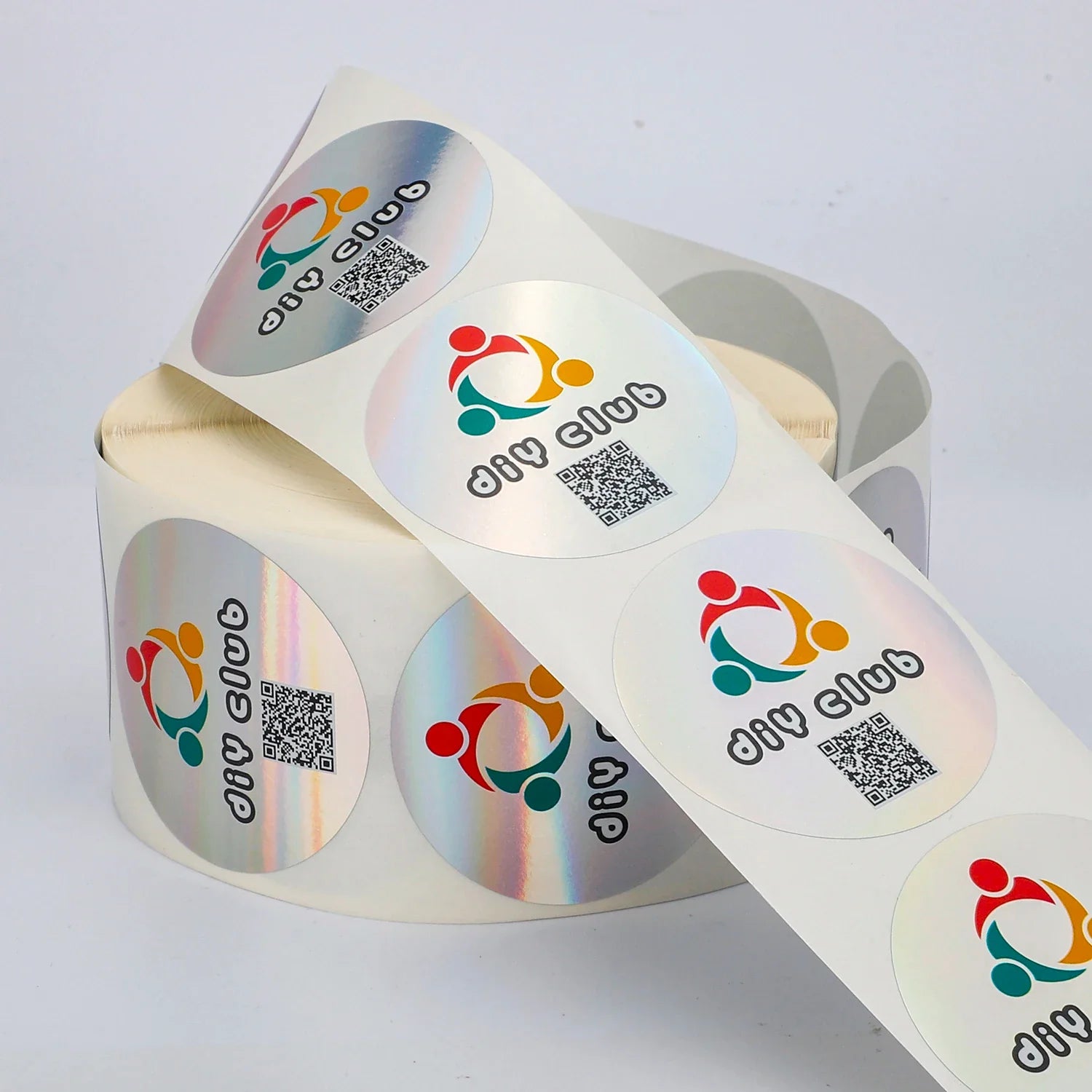 Waterproof Clear Pet Paper Label Stickers Transparent Labels Stickers for Food Container Bottles Packaging Labels Sticker Roll