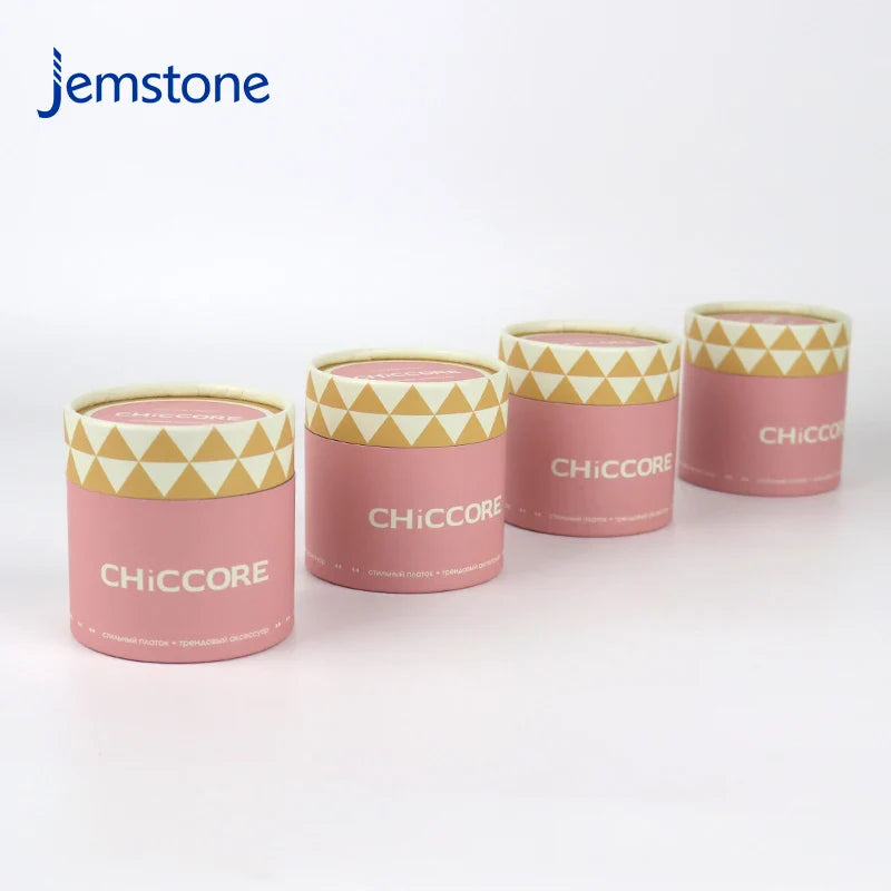 Eco-Friendly Custom logo Perfume Cylinder Packaging Food Tea Coffee Paper Tube Kraft Cardboard Tube for Accessories Candle
