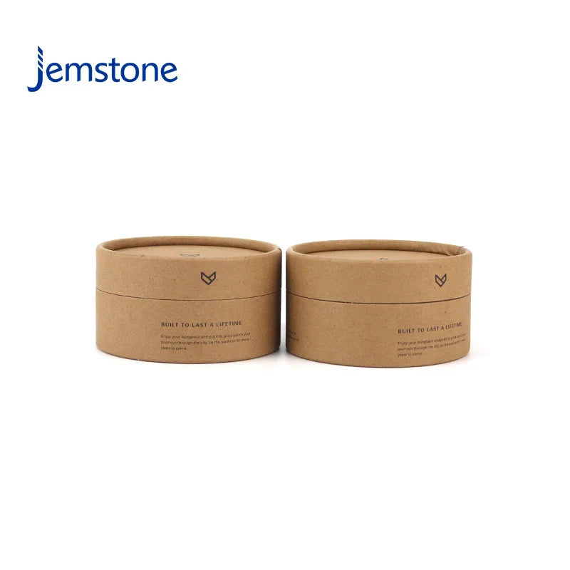 Custom Biodegradable Food Cylinder Luxury Blown Kraft Cardboard Product Gift Cosmetic Paper Tube Packaging