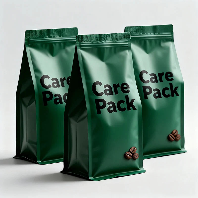 Custom 8oz 12oz 16oz Coffee Bag Aluminum Foil Flat Bottomed Long Freshness Coffee Packaging Bean Bags With Valve