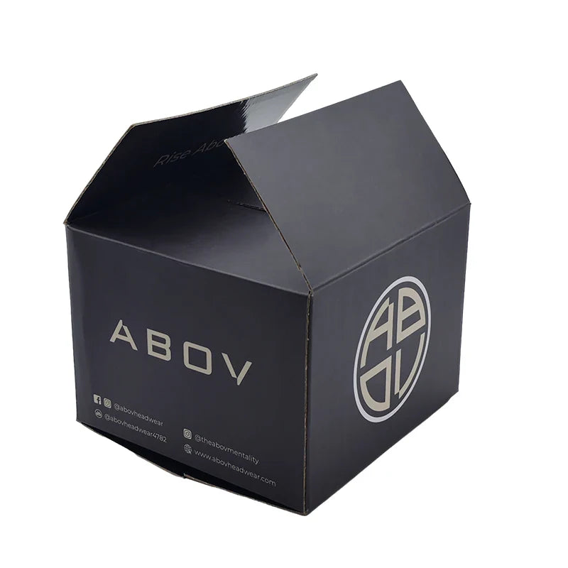 Customized Recycled Corrugated Subscription Sealing Foldable Black Kraft Airplane Flat Mailer Boxes with Custom logo for Cloth