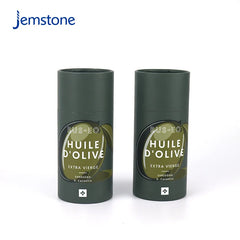 Eco-Friendly Custom Food Grade Luxury Kraft Olive Oil Tea Coffee Bean Powder Cylinder Packaging Box Round Cardboard Paper Tube