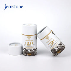 Custom 100%Recyclable Luxury Round Kraft Food Capsule Cardboard Tube Coffee Cylinder Box Packaging Tea Paper Tube