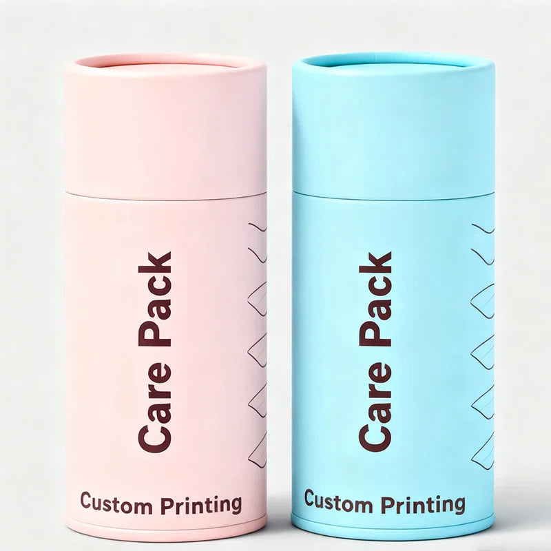 Customized Logo Cylinder Paper Tube Gift Candles Eco-friendly Round Cardboard Cosmetic Packaging Box