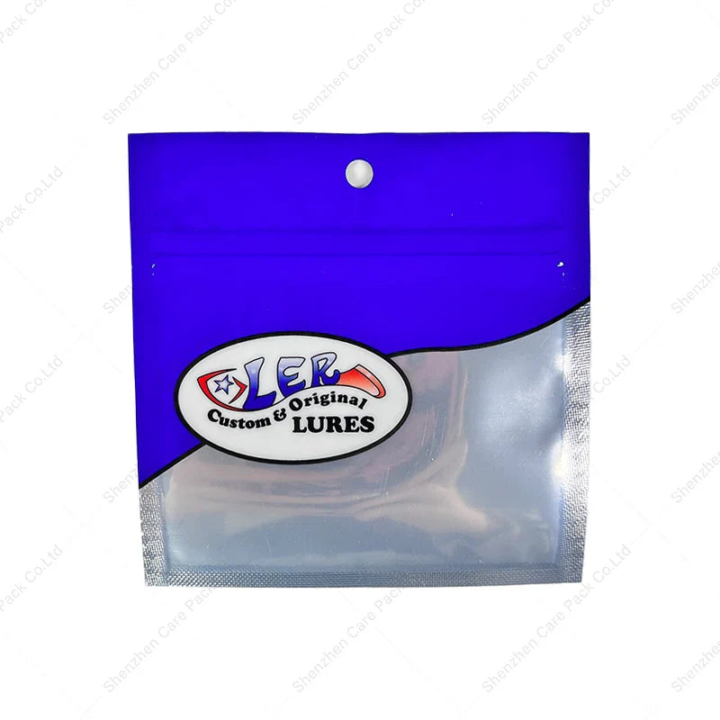 Moisture-Proof Dried Fish Packaging Bag with Zipper Top Waterproof Fishing Tackle Jig Lure Bait Pouch Transparents Pouch