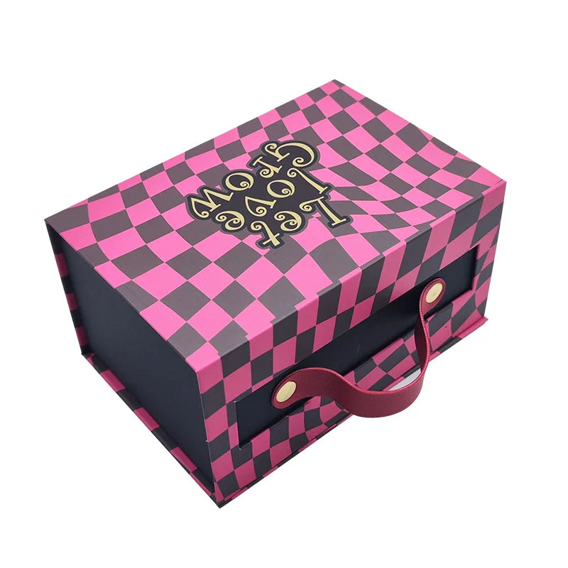 2024 New Arrival Custom Printing Matte Glossy Magnetic Flip Top Magnetic Lid Rigid Cardboard Gift Packaging Boxes With Ribbon