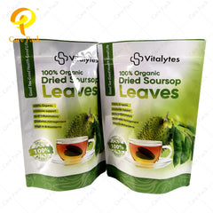 High Quality Stand up Pouch With Zipper for Tea Leaf Coffee Bean Powder Health Care Heat Seal Customize Flat Bag