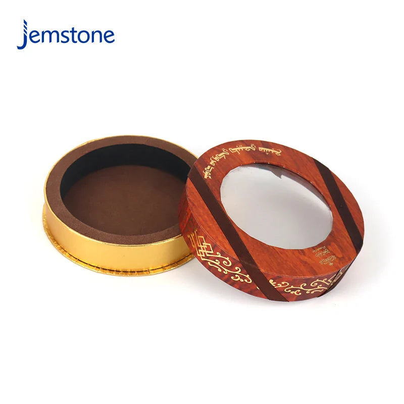 Luxury Kraft Makeup Powder Cosmetic Cardboard Tube Food Tea Coffee Candle Cylinder Packaging Push up Paper Tube with Windows