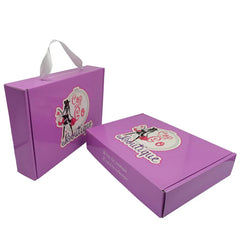 Customizable Corrugated Packaging Cosmetic Clothing Custom Logo Packaging Shoes Box for Mailer Shipping Carton Box with Handle