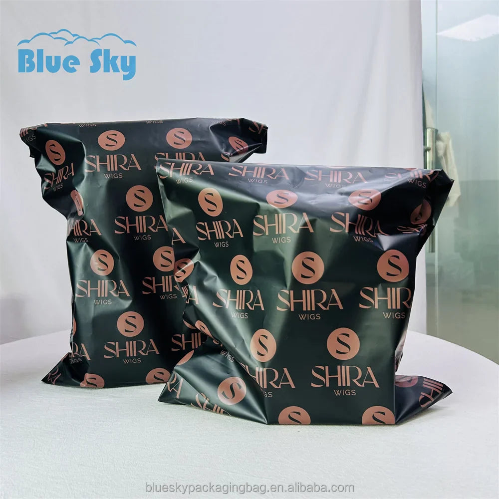 Clear Window Plastic Poly Mailers - Self-Seal Shipping Bags with Address Window for Fast Packing (12x18cm)