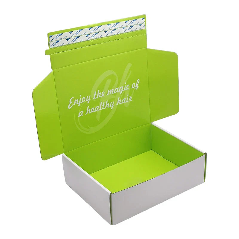 Custom Printed Logo Black Pink Foldable Corrugated Paper Express Packaging Shipping Mailer Boxes for Small Business With Logo