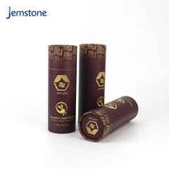 Custom Logo Eco-Friendly Luxury Food Tea Coffee Candle Perfume Cylinder Box Packaging Kraft Cardboard Honey Sprayer Paper Tube