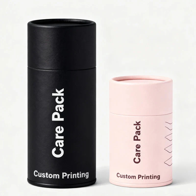 Customized Logo Cylinder Paper Tube Gift Candles Eco-friendly Round Cardboard Cosmetic Packaging Box