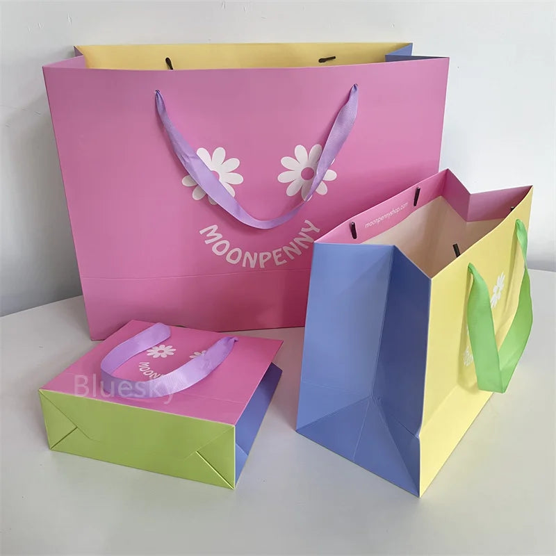 High-Quality Kraft Paper Bag - Strong Brown Paper Shopping Bag with Handle for Retail & Grocery